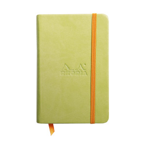 Rhodia Hardcover Notebook - Small - Anise Green - Lined